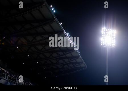 Reggio Emilia, Italien. 24. Oktober 2022. Ein allgemeiner Blick in das Stadion während des Serie-A-Spiels zwischen US Sassuolo und dem FC Hellas Verona bei Mapei S Stockfoto