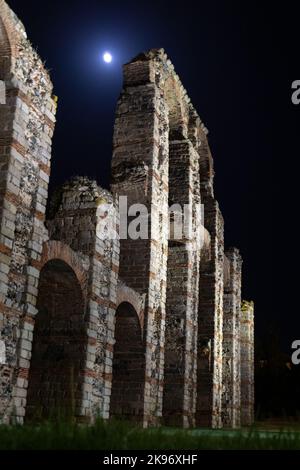 fotografías diurnas del Acueducto en Mérida. Stockfoto