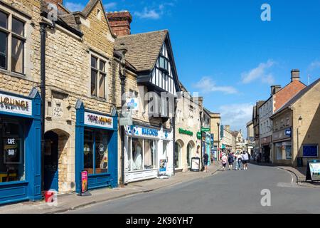 Cricklade Street, Cirencester, Gloucestershire, England, Vereinigtes Königreich Stockfoto