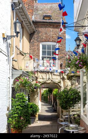 Das Haus des Schneiders von Gloucester, College Court, Gloucester, Gloucestershire, England, Vereinigtes Königreich Stockfoto