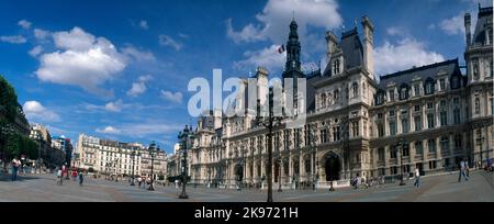 Paris France Hotel De Ville Stockfoto