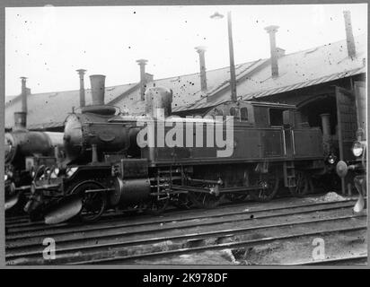 Stockholm - Nynäs Railway, SNJ Lok 2. Stockfoto
