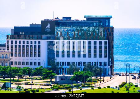 Hotel Paseo del Prado, Luftaufnahme des modernen Touristenortes in der kubanischen Hauptstadt Stockfoto