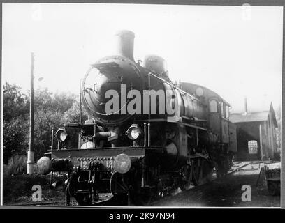 Stockholm - Nynäs Railway, SNJ Lok 12. Stockfoto