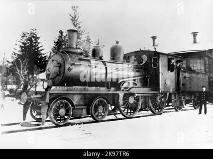 SNJ Lok 5Stockholm - Nynäs-Bahn, 1906 hergestellt, 1933 aufgehoben Stockfoto