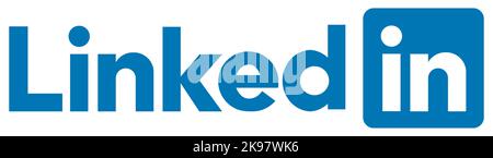 LinkedIn-Logo. Vektorsymbol LinkedIn. Stock Vektor