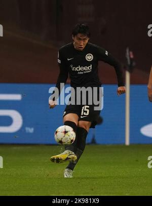 Frankfurt, Deutschland. 26. Oktober 2022. Daichi Kamada (Frankfurt) 26. Oktober 2022, Deutsche Bank Park, Frankfurt, Champions League, Eintracht Frankfurt gegen Olympique Marseille, ? Kredit: dpa/Alamy Live Nachrichten Stockfoto