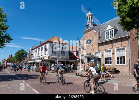 The Place, Domburg in Zeeland, Stadtzentrum, Niederlande Stockfoto