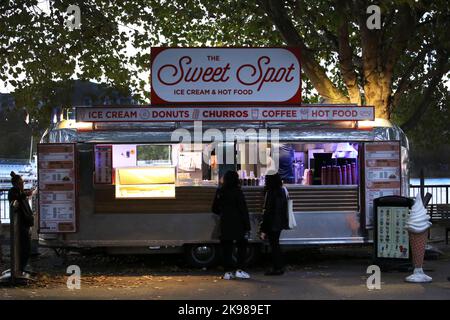 Street Food Snack Shack London Stockfoto