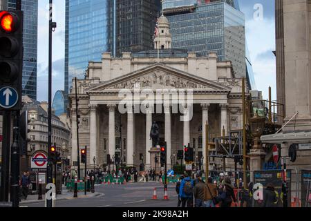 Die Royal Exchange London Stockfoto