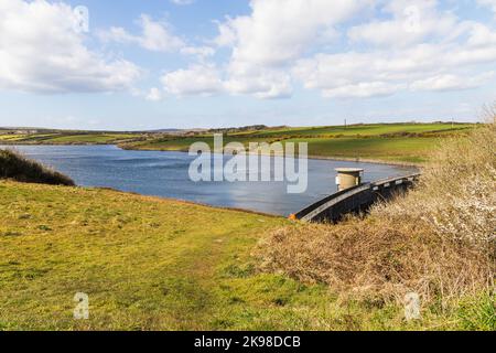 Drift Reservoir in der Nähe von Penzance, fertiggestellt im Jahr 1961 Stockfoto