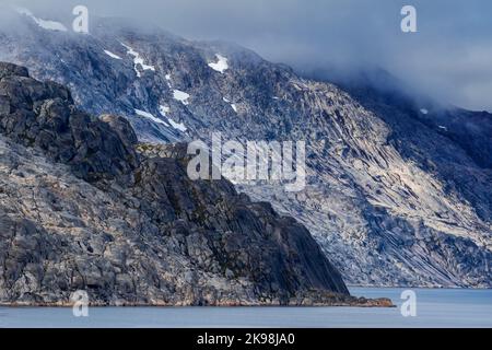 Prinz Christian Sound, Grönland, Königreich Dänemark Stockfoto