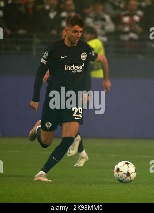 Frankfurt, Deutschland. 26. Oktober 2022. 26. Oktober 2022, Deutsche Bank Park, Frankfurt, Champions League, Eintracht Frankfurt vs Olympique Marseille, im Bild Daichi Kamada (Frankfurt) Quelle: dpa/Alamy Live News Stockfoto