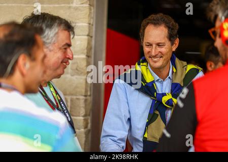 AUSTIN, TEXAS, USA AUF 23. OKTOBER 2022; John Philip Jacob Elkann, Chairman Autohersteller Stellantis und Chief Executive Officer (CEO) von Exor, Credit: SPP Sport Press Foto. /Alamy Live News Stockfoto