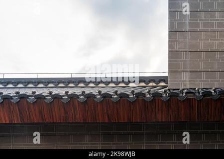 Altes Gebäude des Nanjing China Konfuzius Tempels Stockfoto