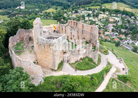 Burgruine Schlossberg, Staufen, Baden, Schwarzwald, Deutschland Stockfoto