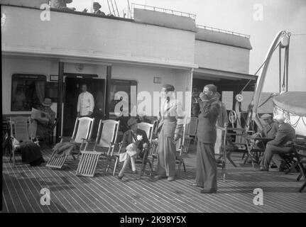 S/S „King Gustaf V“, Reifenbild Stockfoto