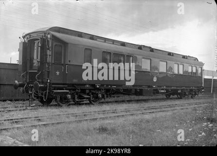 Die Staatsbahnen, SJ AO3 1864 nach dem Wiederaufbau. Stockfoto