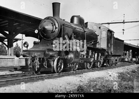 SNJ Lok 6.ockholm - Nynäs-Eisenbahn aus dem Jahr 1910, litt A, OMB nach Olje Burn, 1954 aufgehoben Stockfoto