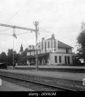 Bahnhof Heby Stockfoto