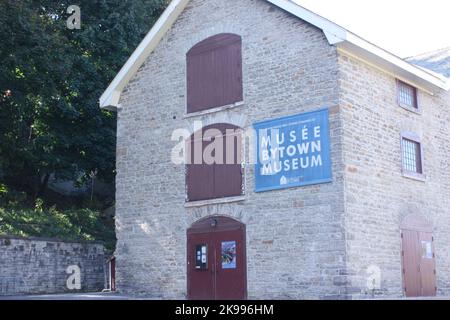 Das Bytown Museum an der Ottawa-Schleuse am Rideau-Kanal in Ottawa, Ontario, Kanada Stockfoto