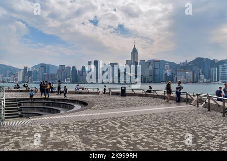 Tsim Sha Tsui Promenade Stockfoto