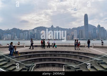 Tsim Sha Tsui Promenade Stockfoto