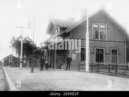 Slite-Station. Stockfoto