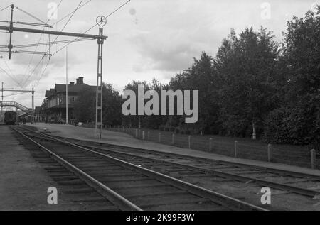 Bahnhof Gällivare. Stockfoto