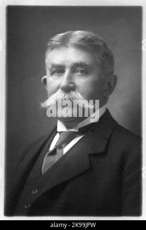 Generaldirektor Fredrik Wilhelm Henrik Pegelow. State Railways, SJ. Stockfoto