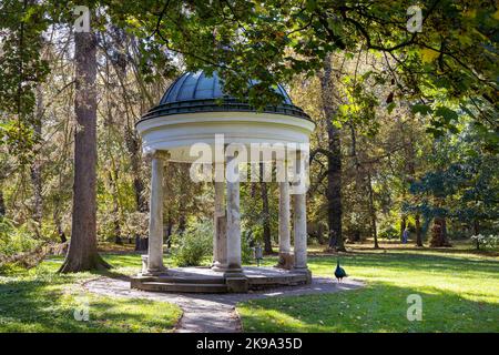 Arcibiskupsky zamek a Podzamecka zahrada (UNESCO), Kromeriz, Morava, Ceska republika / Schloss und Podzamecka Garten (UNESCO), Stadt Kromeriz, Mähren, Stockfoto