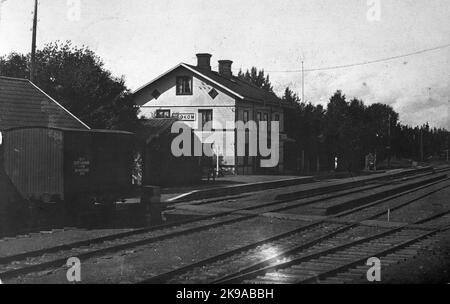 Stationsschritt Stockfoto