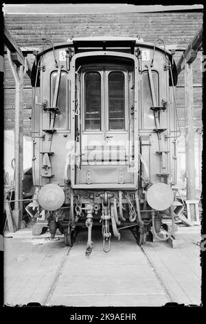 Die Staatsbahnen, SJ AO3 1864. Royal Carriage, erbaut 1909 für Queen Victoria. 1932 zum Wagen von Kronprinz Gustaf Adolf aufgestiegen und 1966 endgültig aufgehoben. Stockfoto