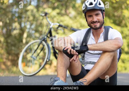 Einige Minuten Pause, bevor Sie fortfahren Stockfoto
