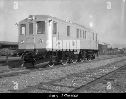 Stockholm-Nynäs Railway, SNJ ÄF 10. Hergestellt von Kockums. Stockfoto