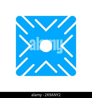 Modernes App-Logo-Design mit Square Stock Vektor
