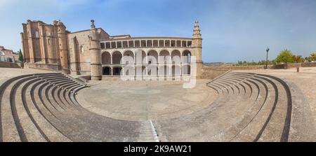 Auditorium des Klosters von San Benito. Alcantara, Caceres, Extremadura, Spanien Stockfoto