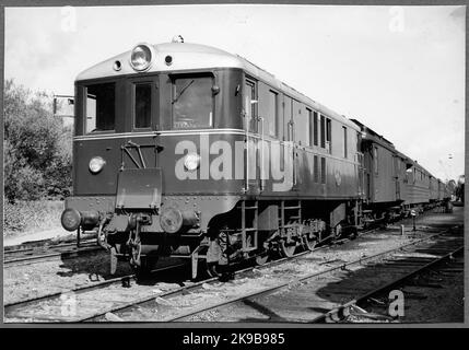 Stockholm - Nynäs Railway, SNJ ÄF 10. Stockfoto