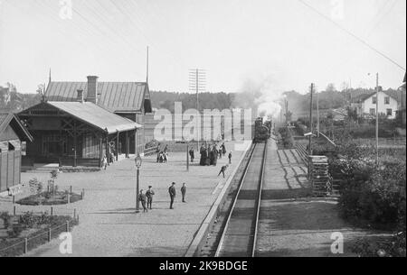 SWB 2. SWB, Stockholm - Västerås - Berglagen's Railway. Öffnen Sie 1/10 1880 Stockfoto