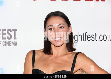 Marianna Rosset nimmt an der Premiere von „Ghosts of Monday“ beim Arrow FrightFest Teil, das auf dem Cineworld Leicester Square in London stattfindet. Stockfoto