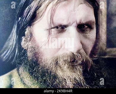 GRIGORI RASPUTIN 1869-1916) Russisch-orthodoxe Kirche Mann und Mystiker Stockfoto