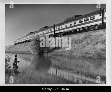 Great Northern Railway, GN, 'The Empire Builder'. Stockfoto