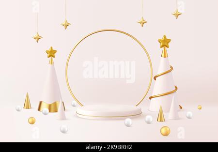 3D weihnachtsdesign, Stock Vektor