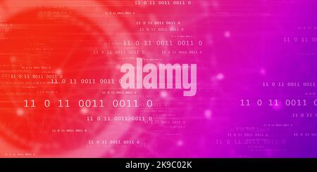 2D Illustration Abstract futuristischer Hintergrund der elektronischen Schaltungstechnik Stockfoto