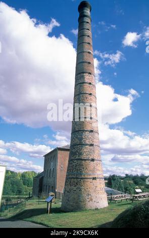 Crofton Beam-Motor, Pumpstation, Kennet-avon-Kanal, Wiltshire, England Stockfoto