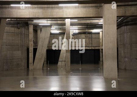 Innenraum des Tate Modern Blavatnik Building, London, Stockfoto