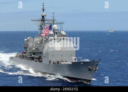 Lenkrakenkreuzer USS Princeton (CG 59) U.S. Navy Stockfoto