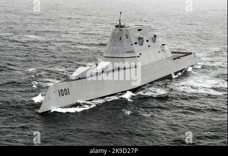 Zumwalt-Klasse USS Michael Monsoor (DDG 1001) U.S. Navy Stockfoto