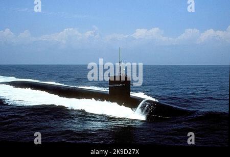USS Pennsylvania (SSBN-735) ist ein Atom-U-Boot der United States Navy Ohio-Klasse mit ballistischen Raketen Stockfoto