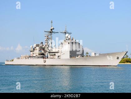 Ticonderoga-Klasse USS Chancellorsville (CG 62) U.S. Navy Stockfoto